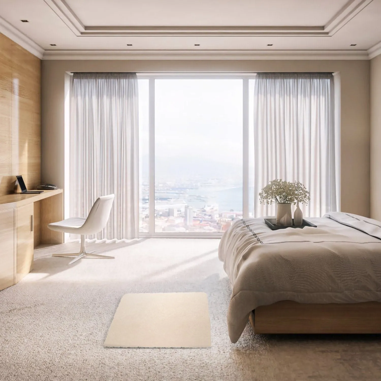 Fluffy Bedroom Anti-Skid Rug