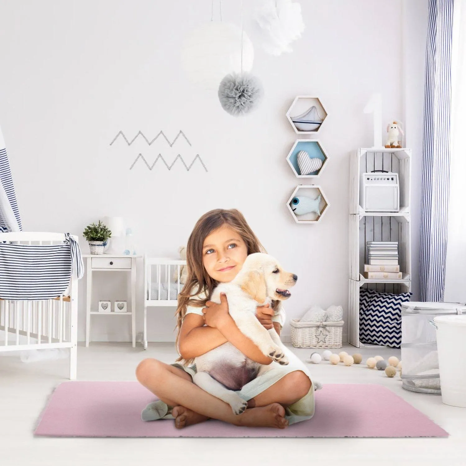 Fluffy Bedroom Anti-Skid Rug