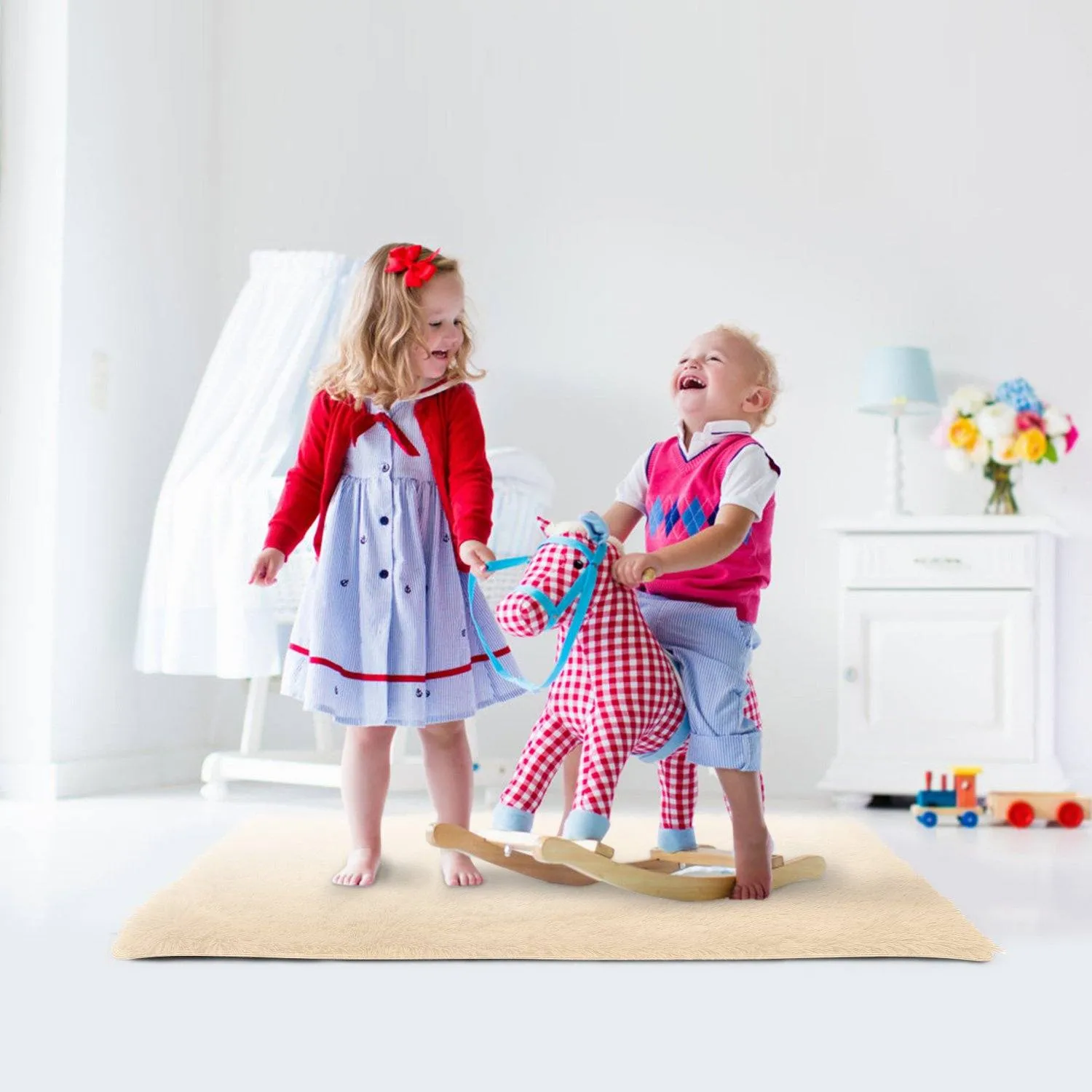 Fluffy Bedroom Anti-Skid Rug