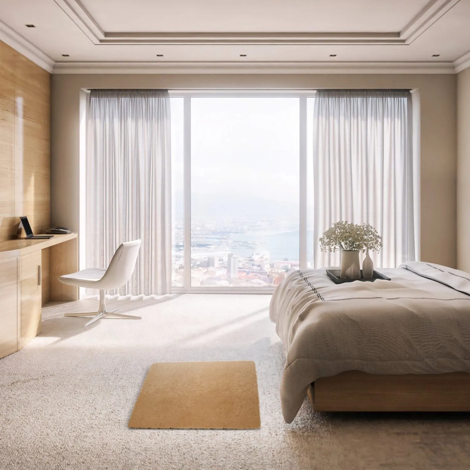 Fluffy Bedroom Anti-Skid Rug