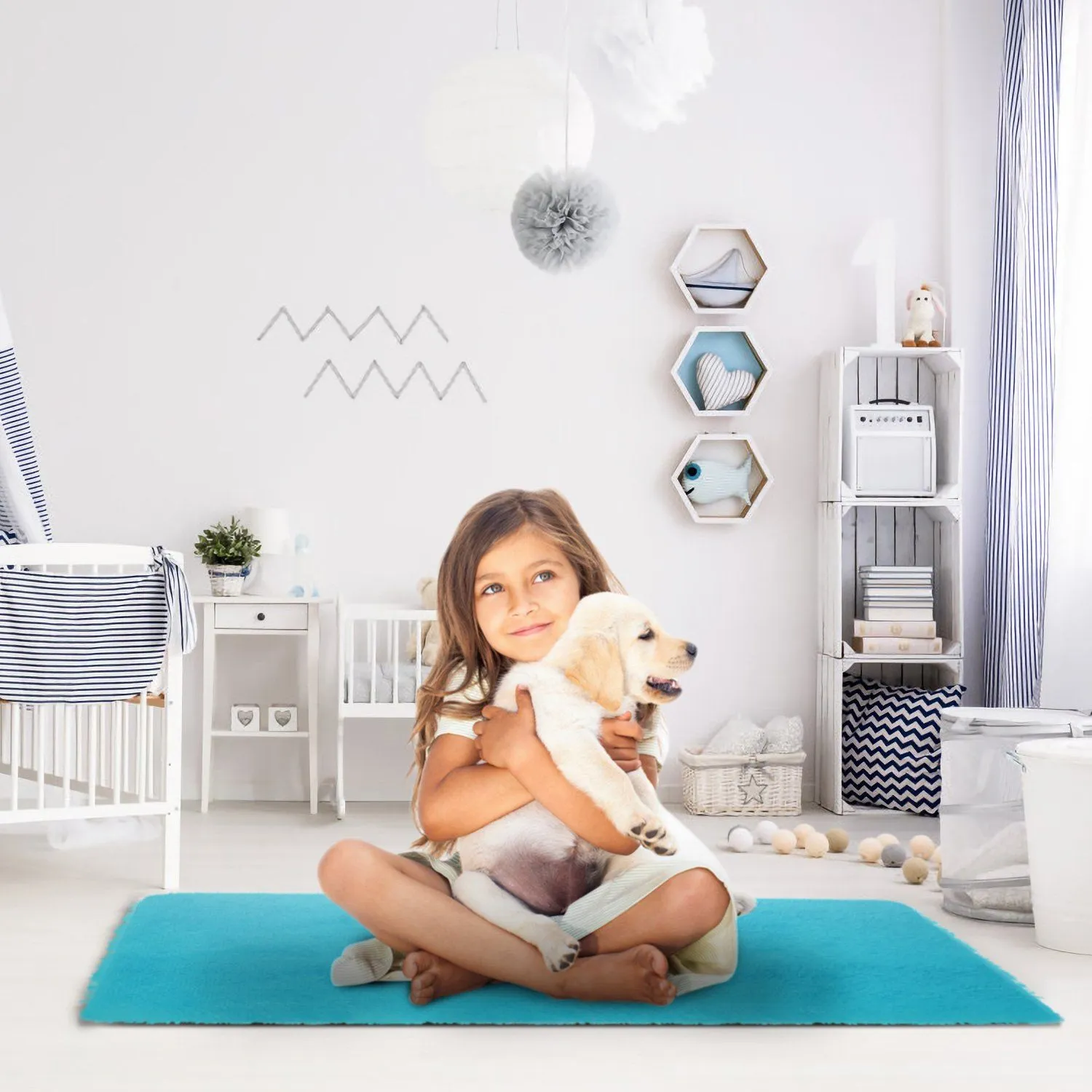 Fluffy Bedroom Anti-Skid Rug