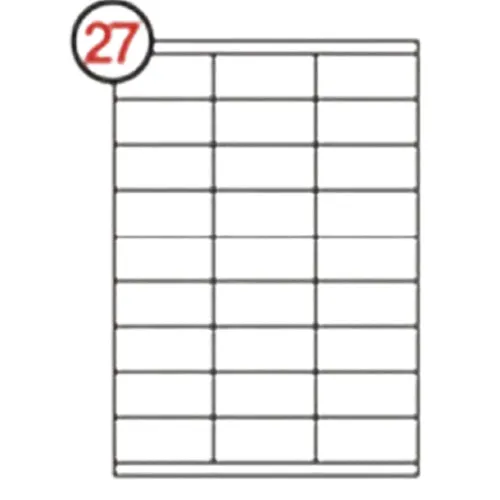 Formtec Label 2700/70x30mm #27