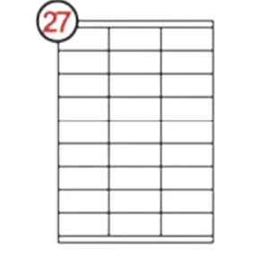 Formtec Label 2700/70x30mm #27