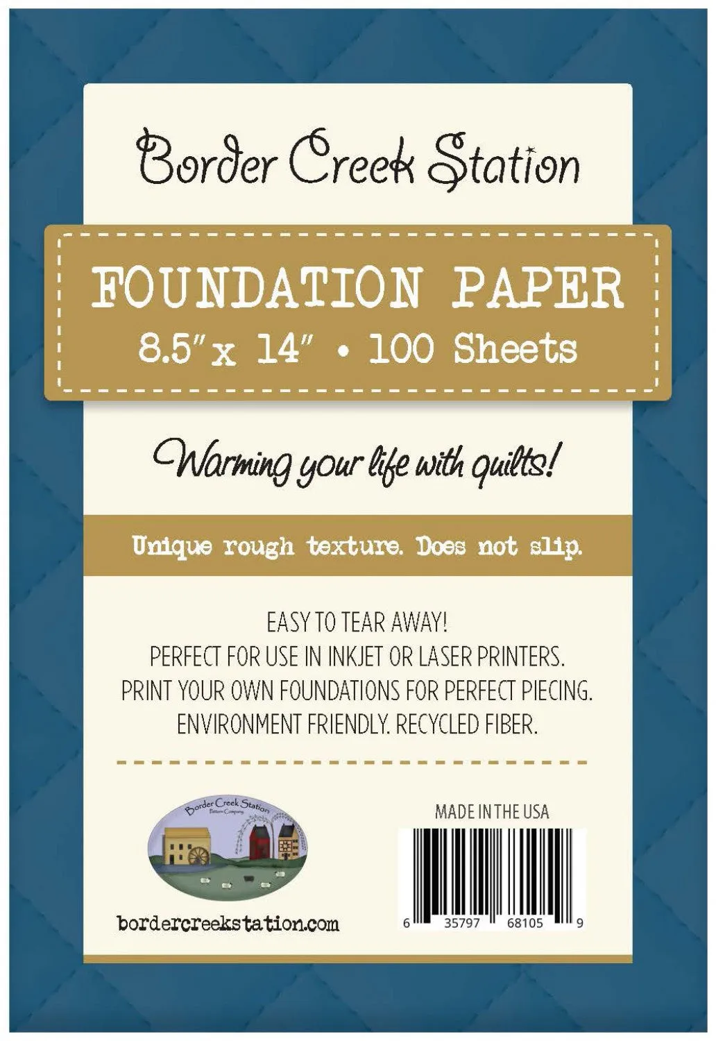 Foundation Paper 8-1/2in x 14in