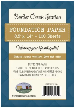 Foundation Paper 8-1/2in x 14in