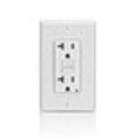 GFNT2-I Leviton 20 Amp, 125 Volt Receptacle/Outlet, 20 Amp Feed-Through, Self-test - Ivory