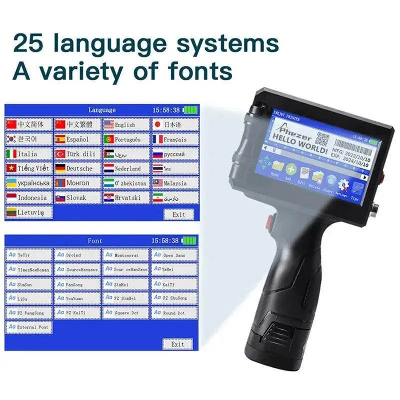 handheld label printer Inkjet Portable Printer Machine