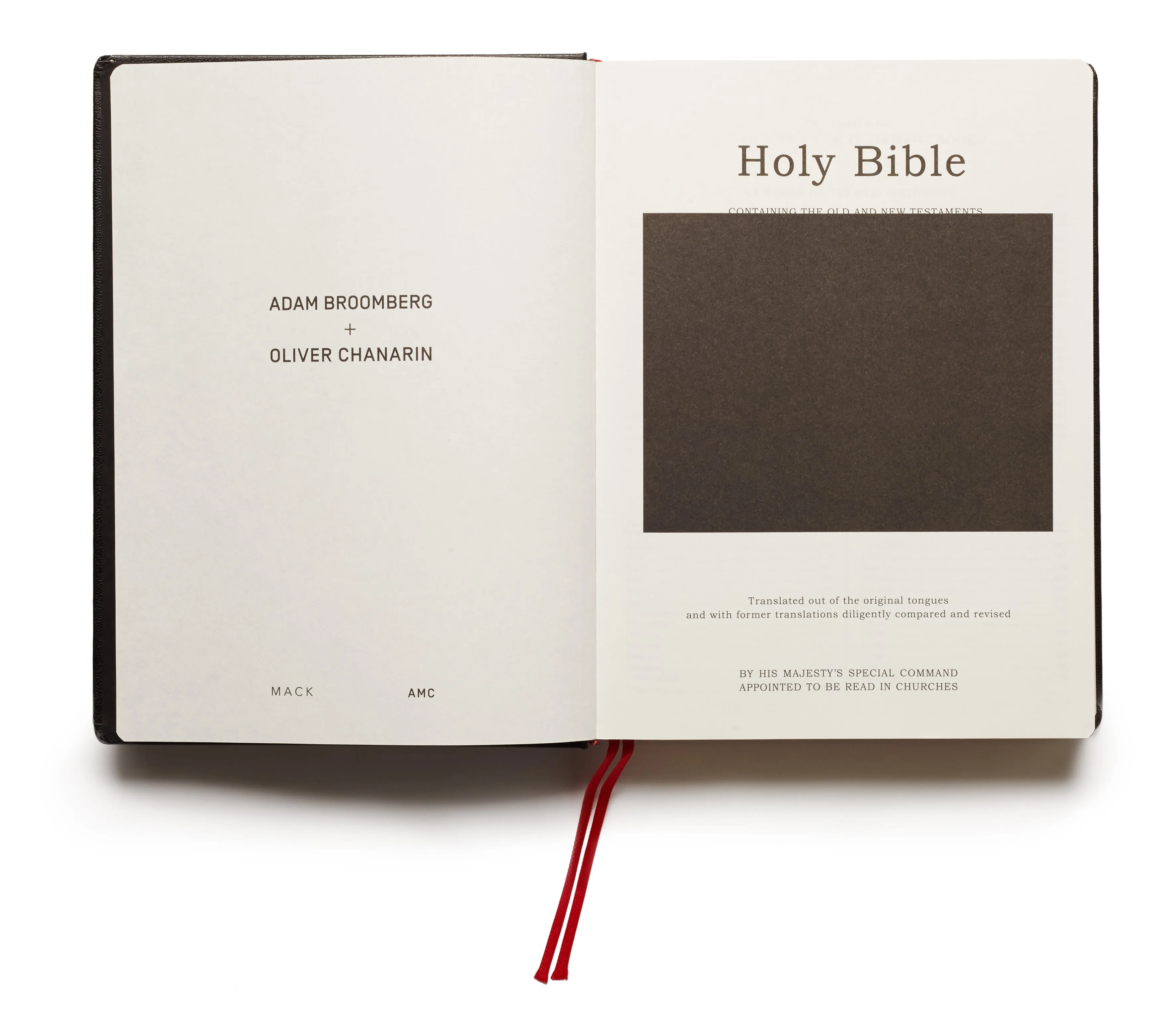 Holy Bible (First printing)