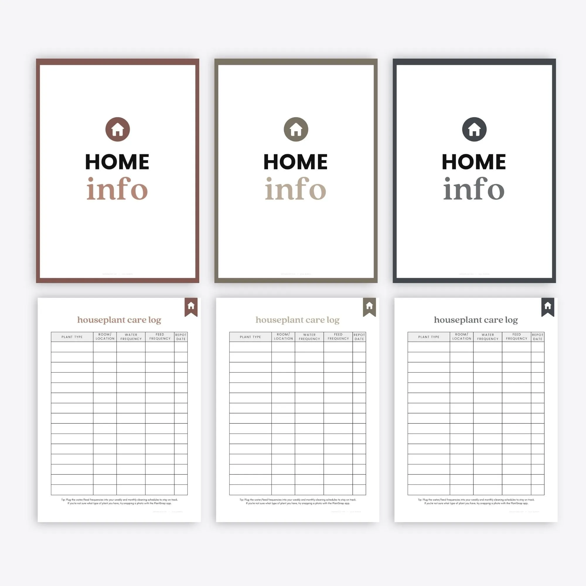 Home Management Info Planner For HOMEOWNERS