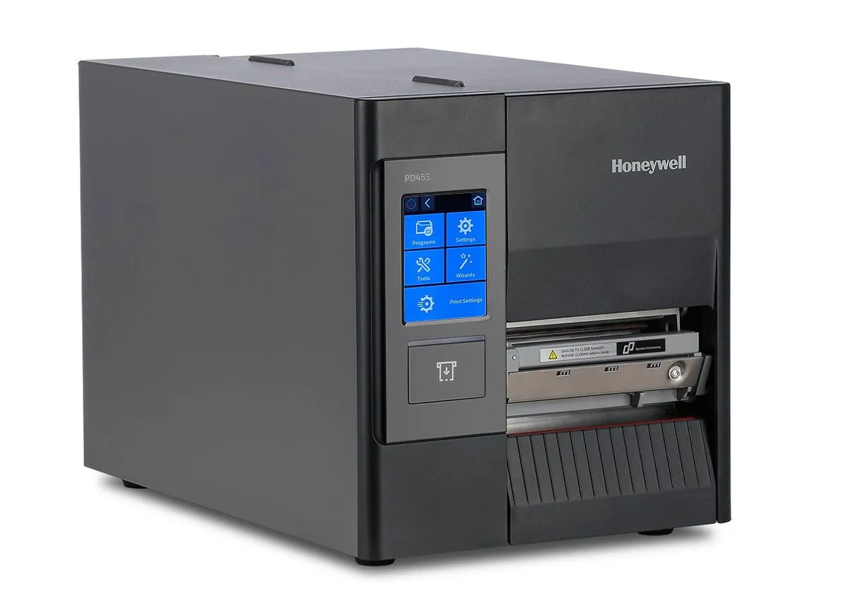 Honeywell PD45S Industrial Printer, 2.36 Inch Display With Keypad, 10Ips, 203Dp, Ethernet, Thermal Transfer