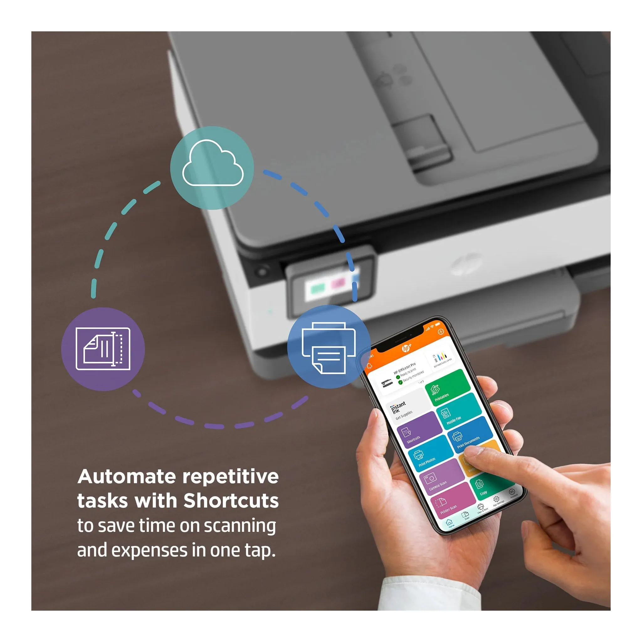 HP 1K7K3A#B1H OfficeJet Pro 8025e All-in-One Color Inkjet Printer/Copier/Fax/Scanner