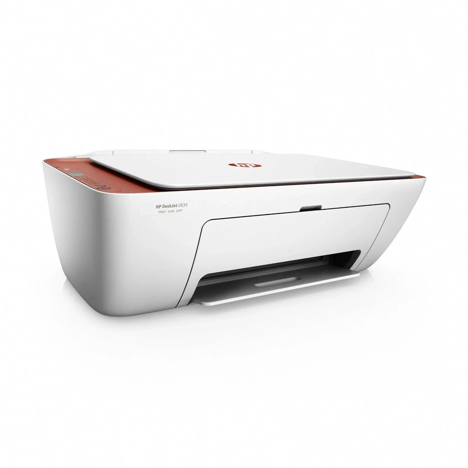 HP DeskJet 2635 NO INK Wireless All-in-One Printer (Red) (Refurbished)