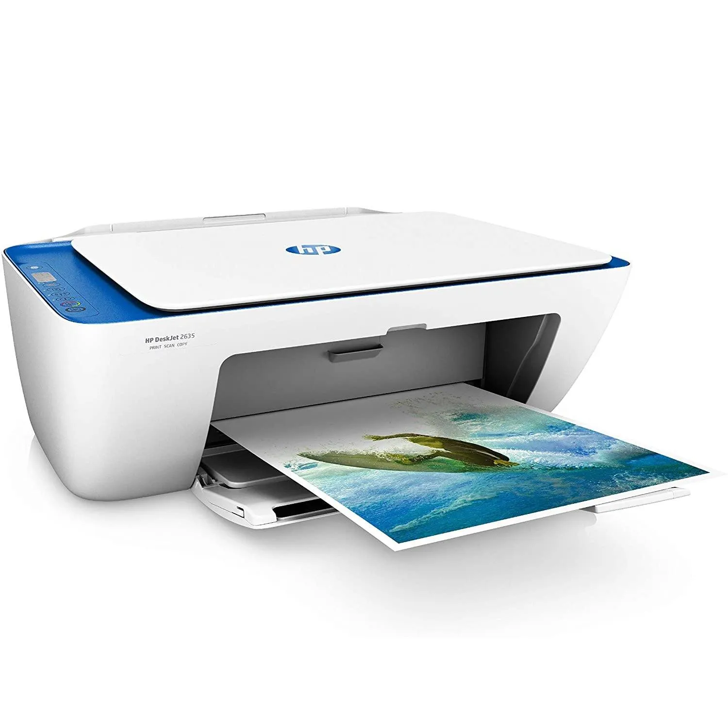 HP DeskJet 2635 Wireless All-in-One Compact Color Inkjet Printer (Refurbished)