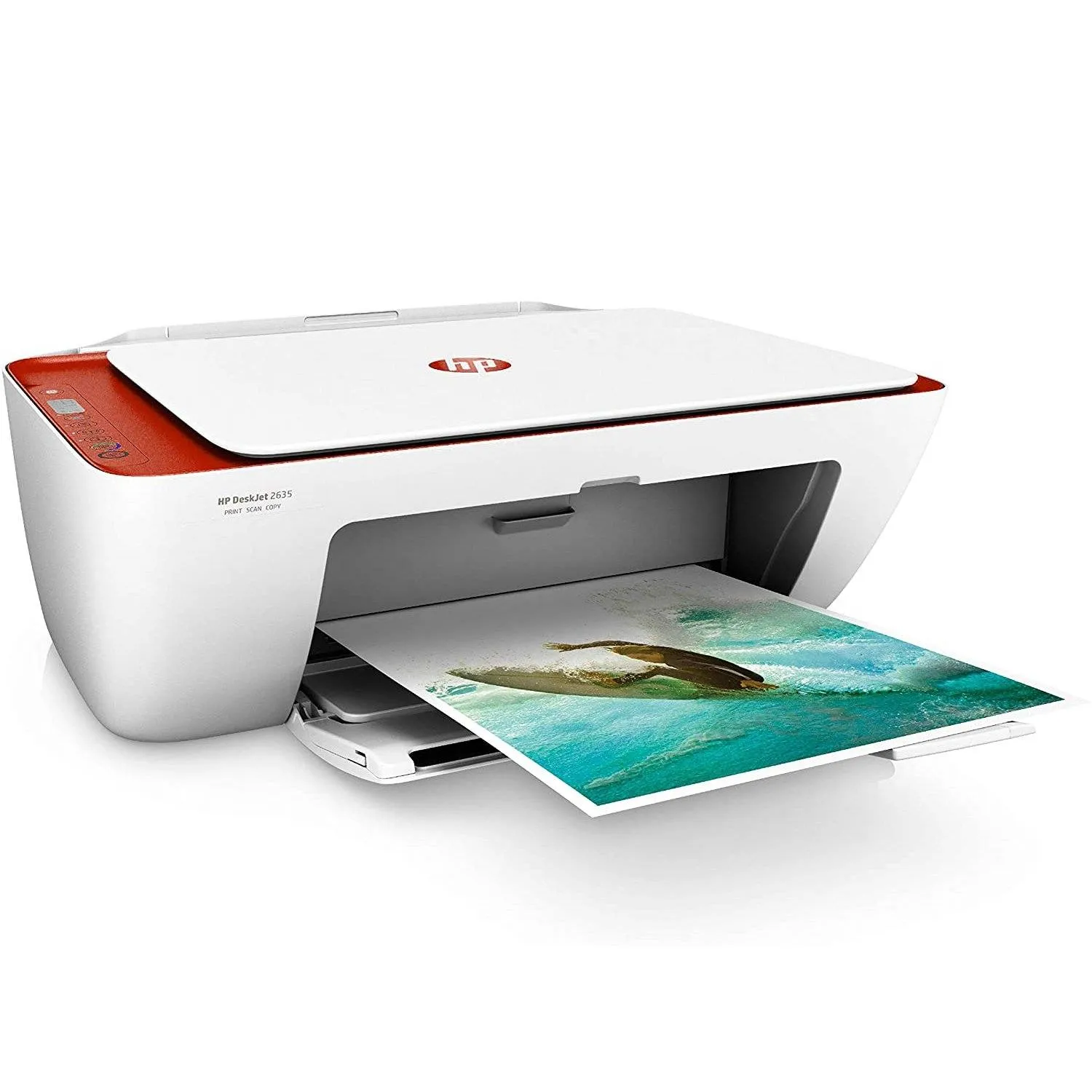 HP DeskJet 2635 Wireless All-in-One Compact Color Inkjet Printer (Refurbished)