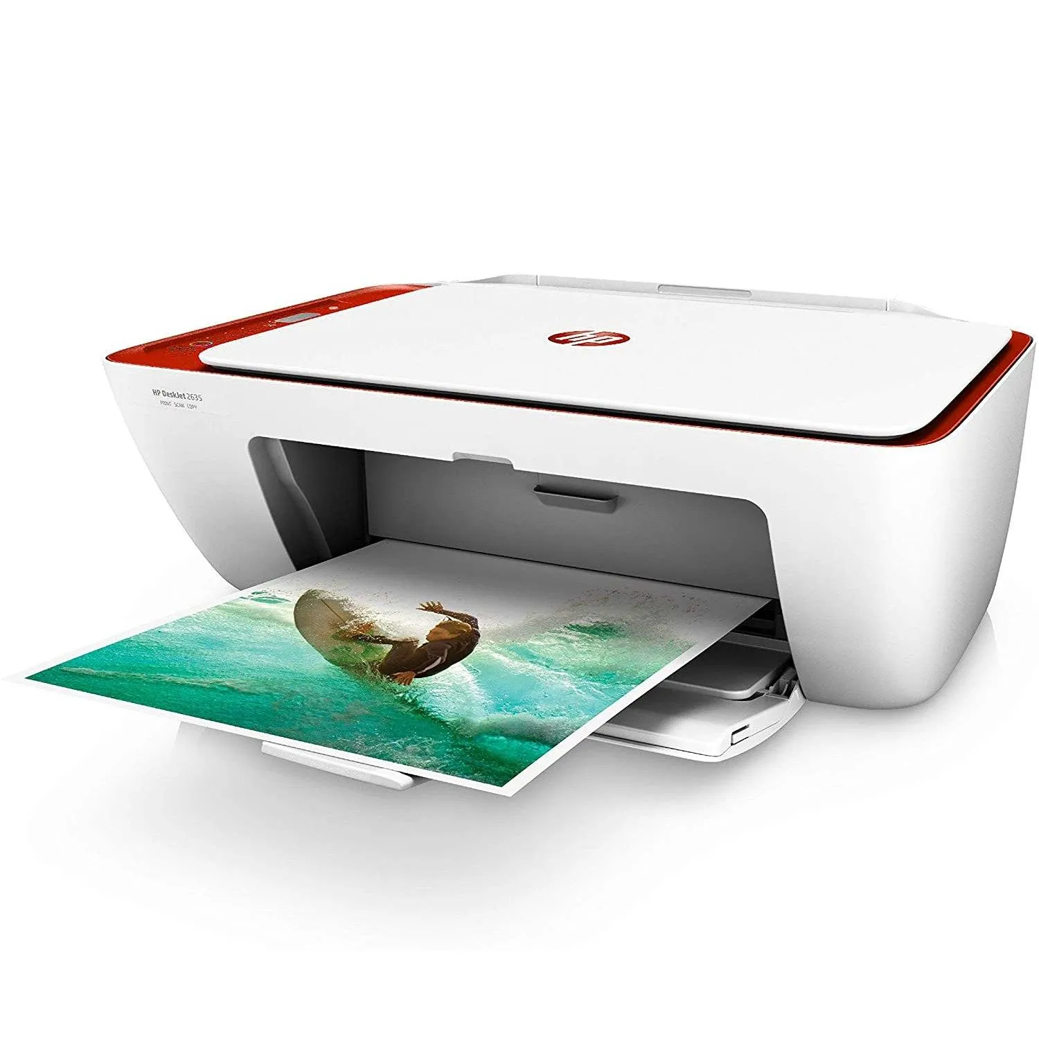 HP DeskJet 2635 Wireless All-in-One Compact Color Inkjet Printer (Refurbished)
