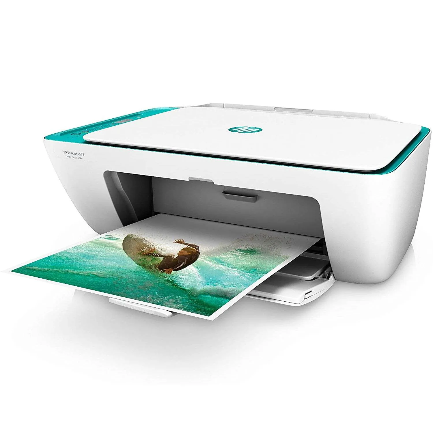 HP DeskJet 2635 Wireless All-in-One Compact Color Inkjet Printer (Refurbished)