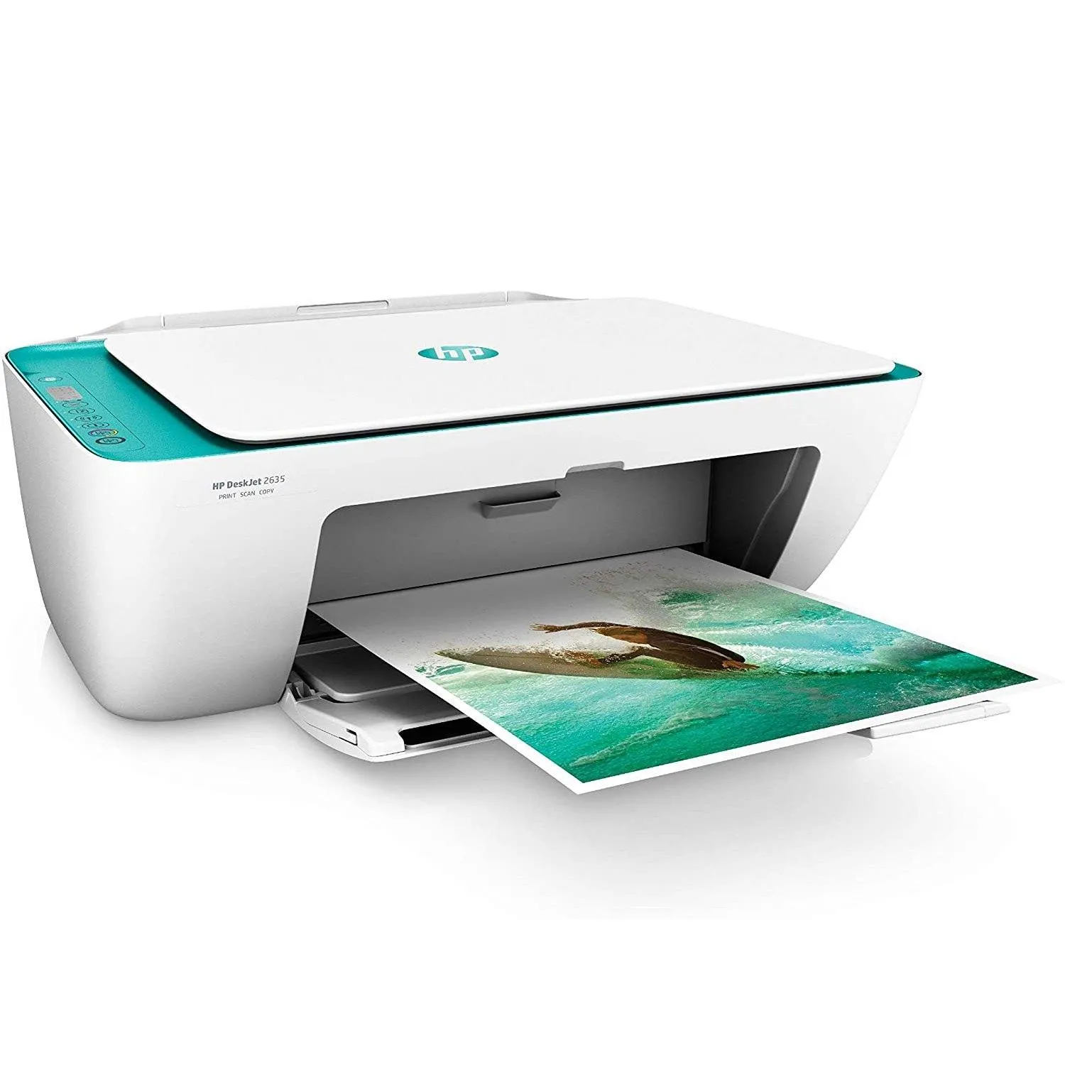 HP DeskJet 2635 Wireless All-in-One Compact Color Inkjet Printer (Refurbished)