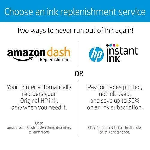 HP OfficeJet Pro 8210 Wireless Color Printer with Mobile Printing, Amazon Dash replenishment ready (D9L64A) (Renewed)