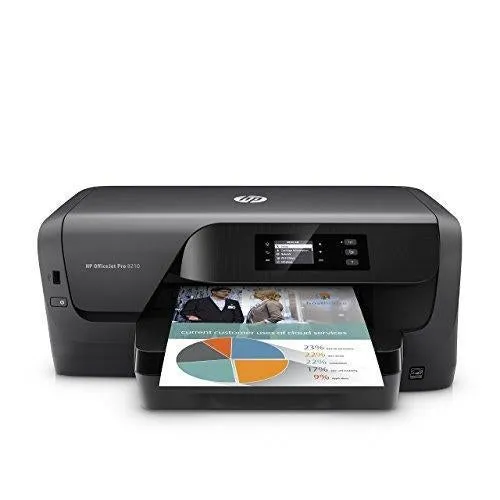 HP OfficeJet Pro 8210 Wireless Color Printer with Mobile Printing, Amazon Dash replenishment ready (D9L64A) (Renewed)