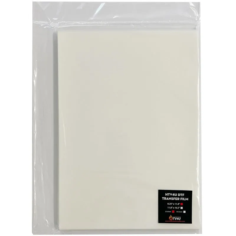 HTV4U DTF Premium Transfer Film 8.27" x 11.8" Sheet - Hot / Cold Peel