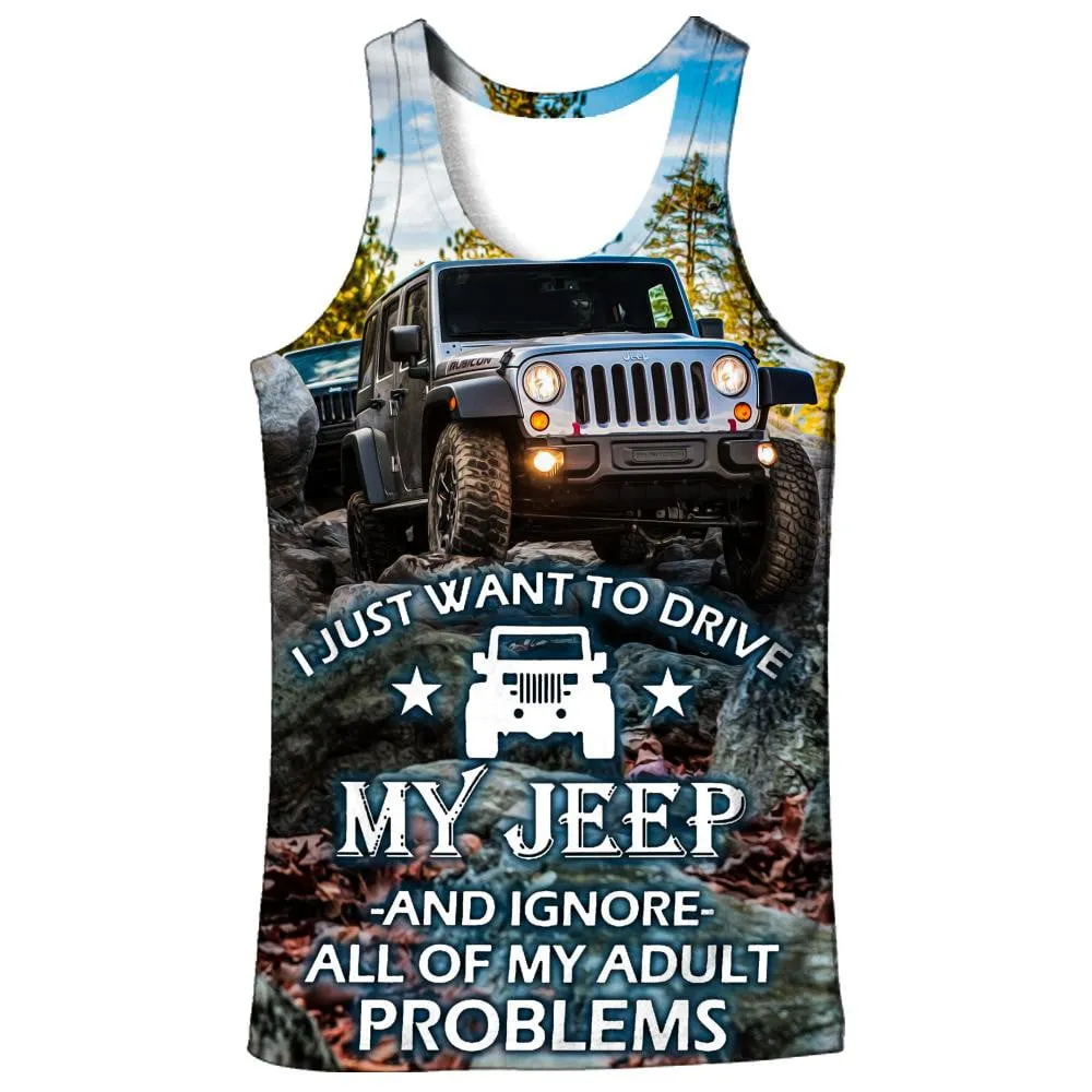 I Just Want To Drive - Tank Top