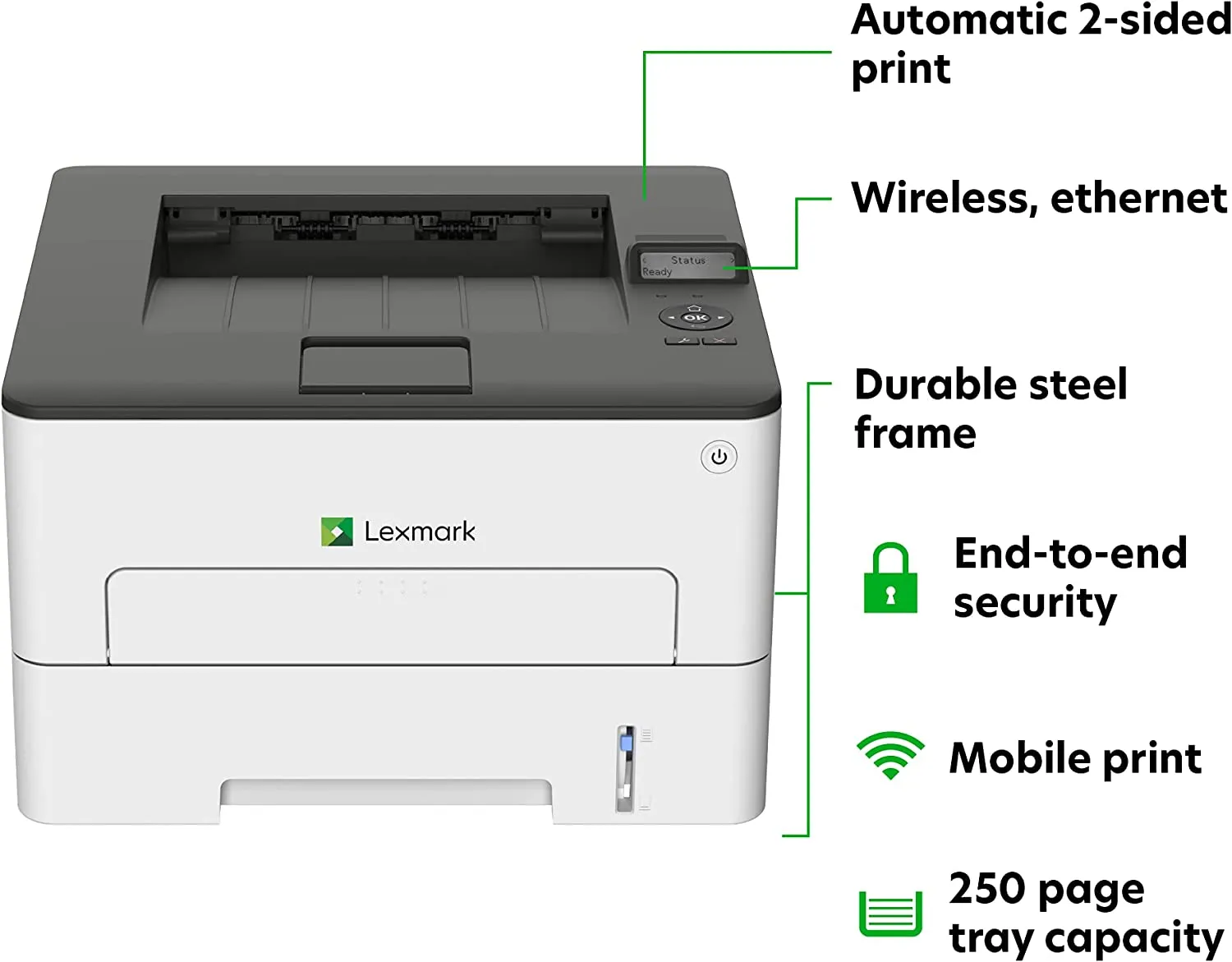 Lexmark Black and White Printer 2-series (B2236dw)