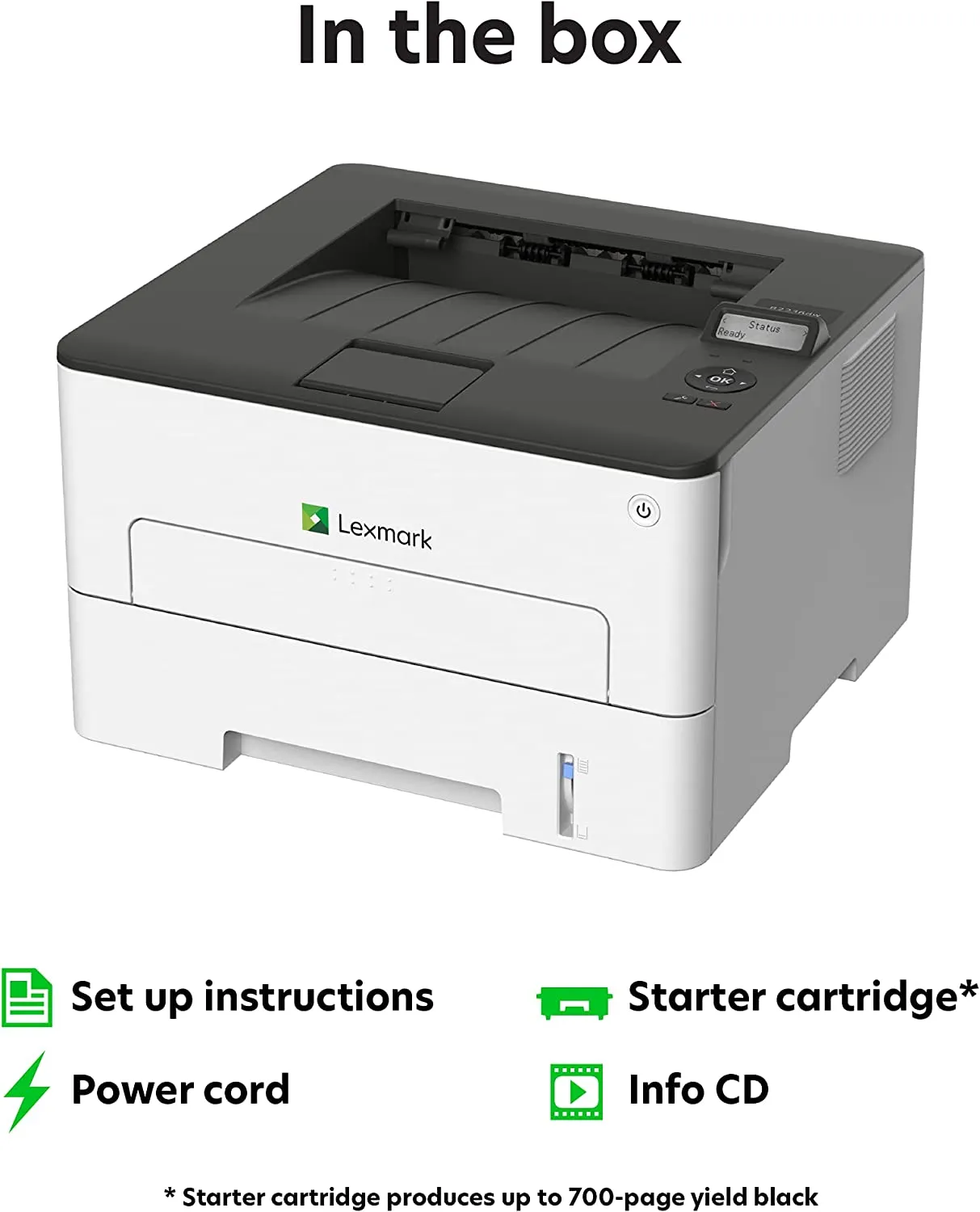 Lexmark Black and White Printer 2-series (B2236dw)