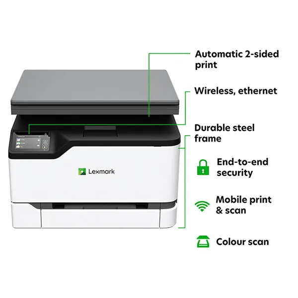 Lexmark MC3224dwe Color Laser Multifunction Printer