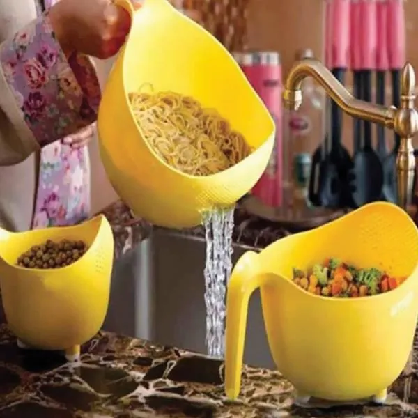 LIMON RICE WASH COLANDER ( PACK OF 3 )