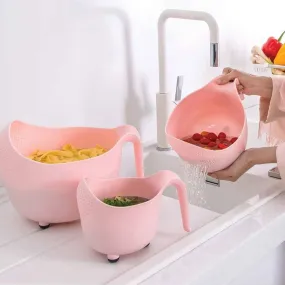 LIMON RICE WASH COLANDER ( PACK OF 3 )