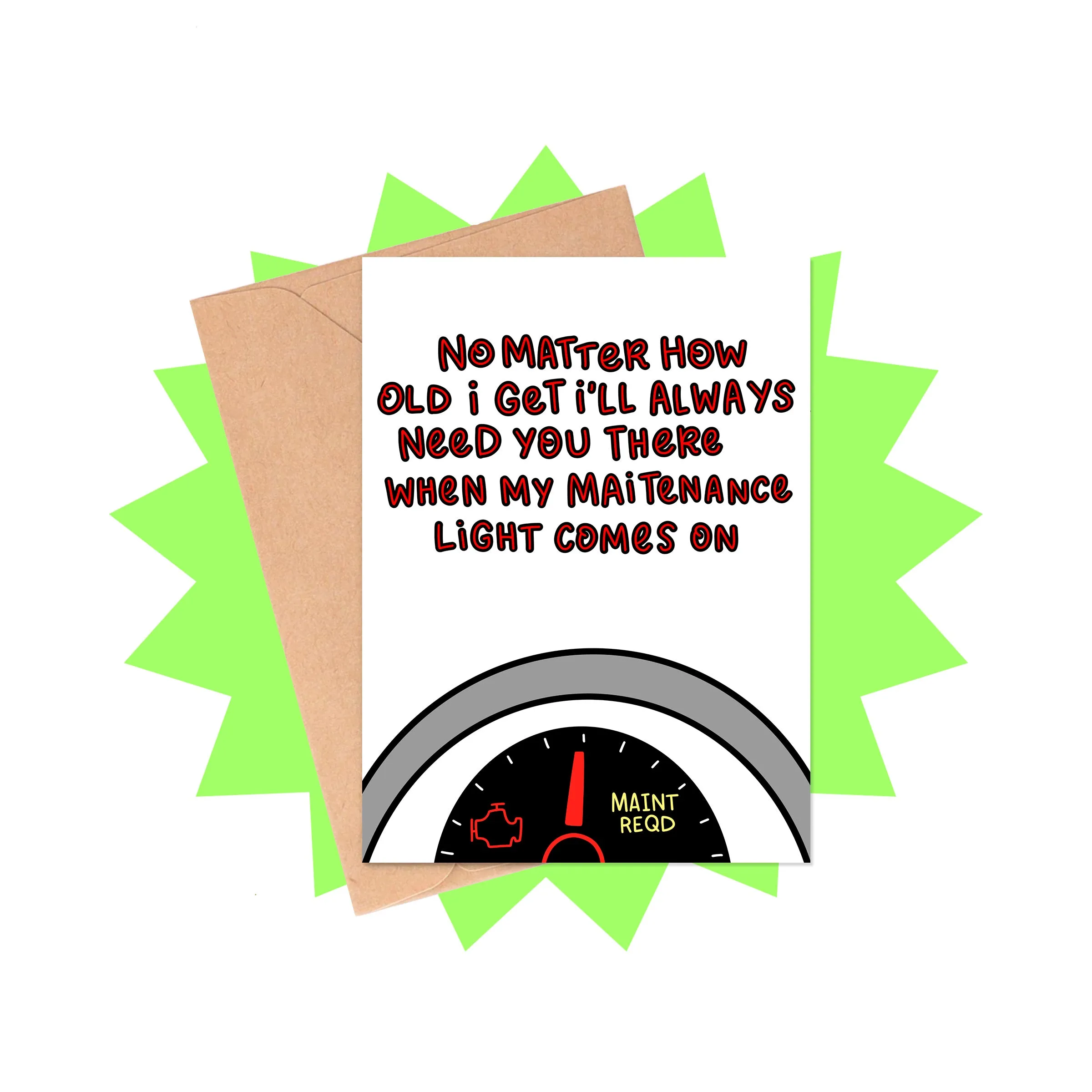 Maintenance Panic Card