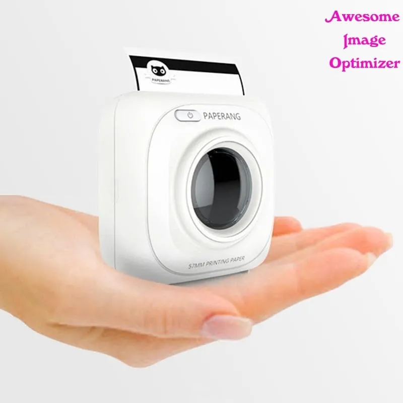 Mini Thermal Paper Photo Printer
