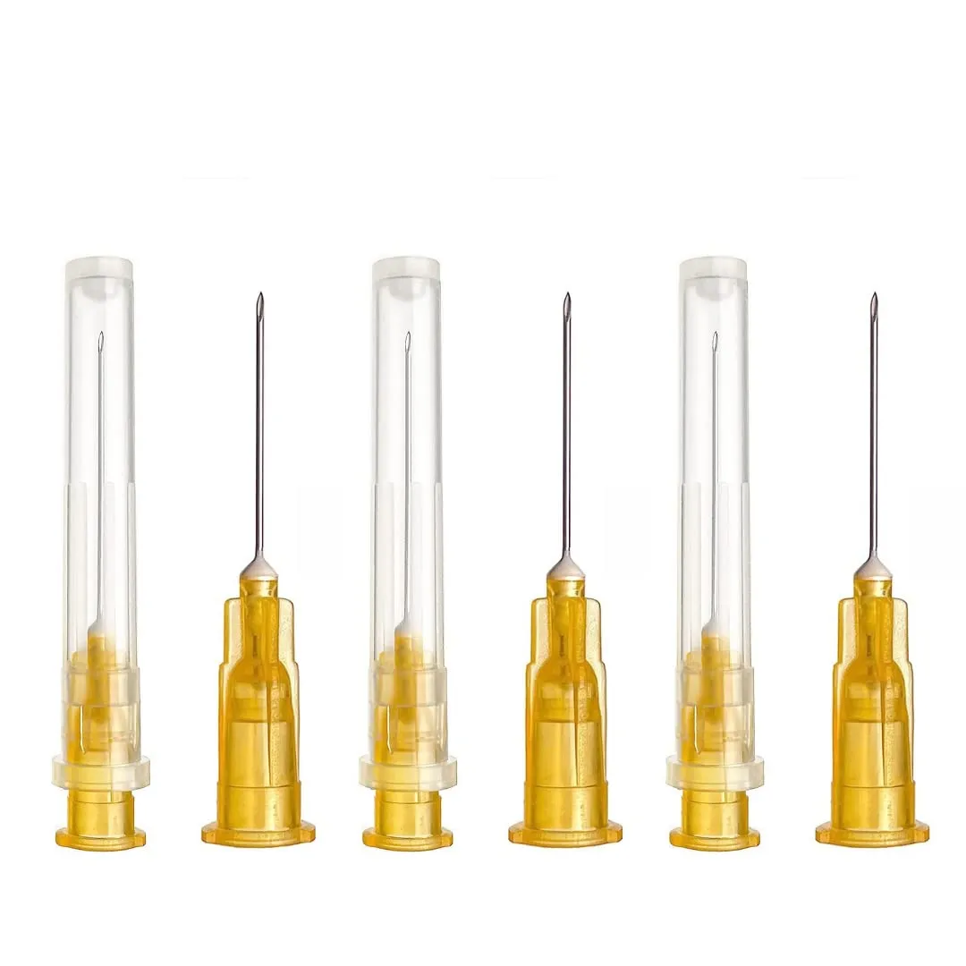 Multipurpose Stainless Steel Dispensing Tubes - Pack of 100, Various Sizes