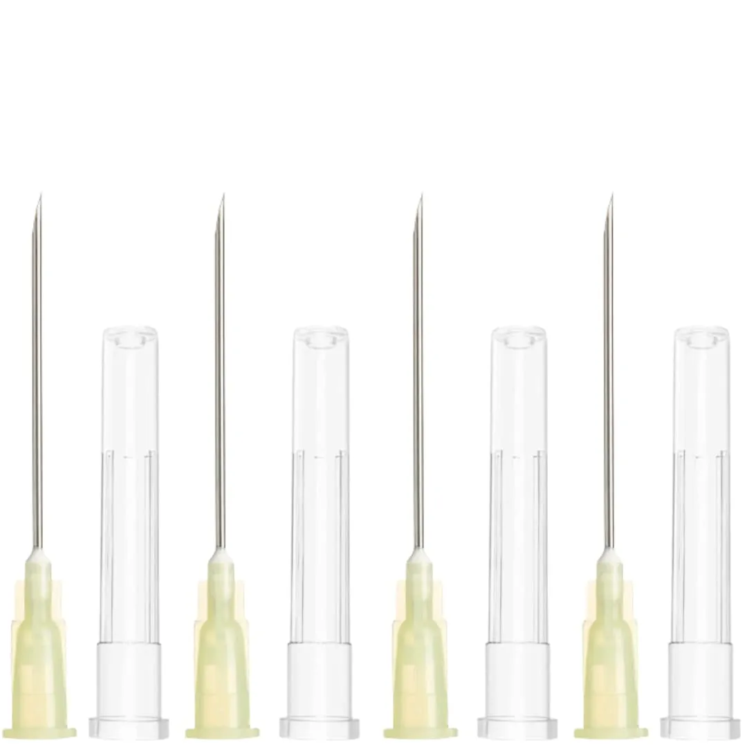 Multipurpose Stainless Steel Dispensing Tubes - Pack of 100, Various Sizes