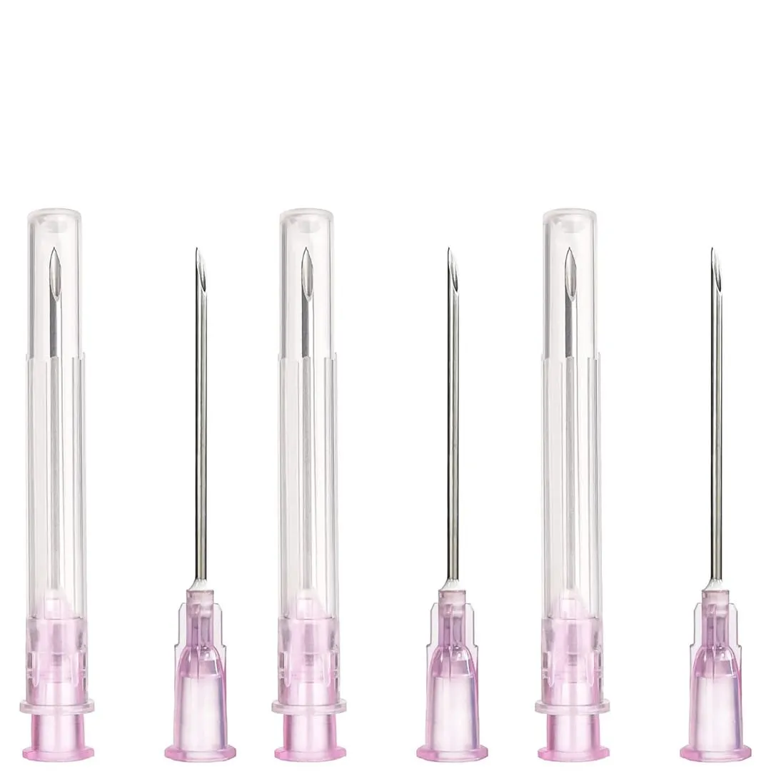 Multipurpose Stainless Steel Dispensing Tubes - Pack of 100, Various Sizes