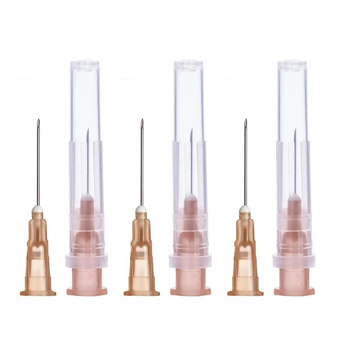 Multipurpose Stainless Steel Dispensing Tubes - Pack of 100, Various Sizes