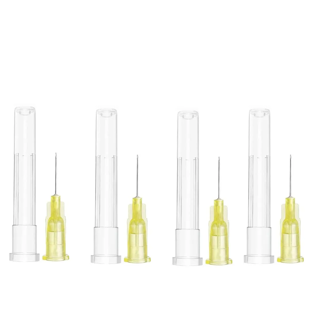 Multipurpose Stainless Steel Dispensing Tubes - Pack of 100, Various Sizes