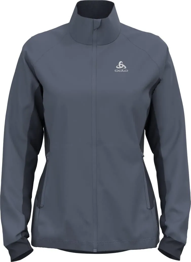 Odlo Women&#x27;s Jacket Brensholmen Folkstone Gray/India Ink | Buy Odlo Women&#x27;s Jacket Brensholmen Folkstone Gray/India Ink here | Outnorth