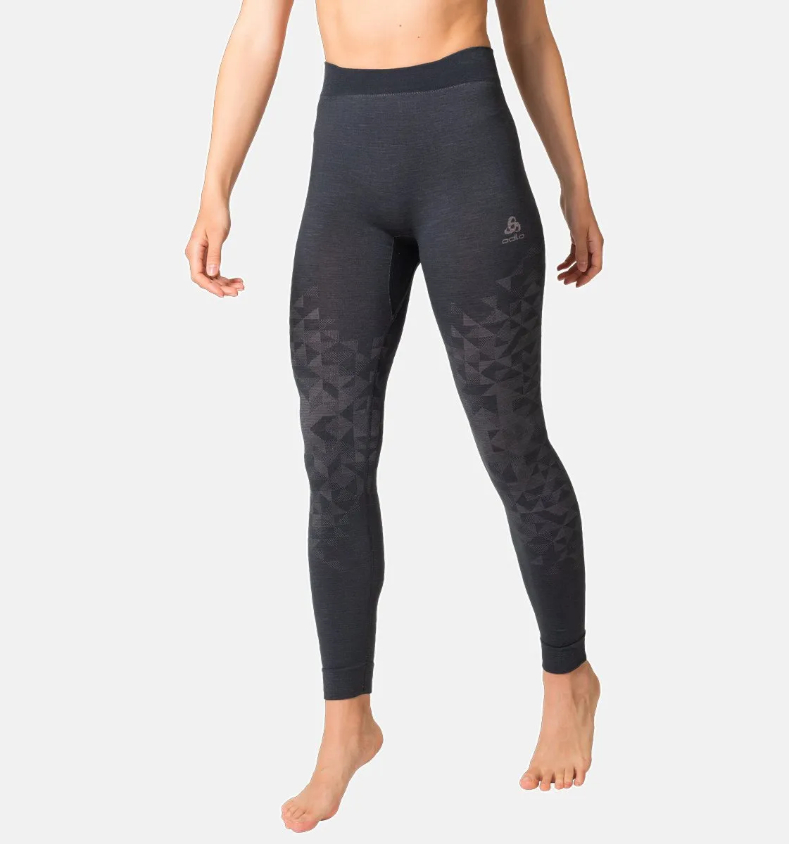 Odlo Women&#x27;s Kinship Performance Wool 200 Bottom India Ink Melange | Buy Odlo Women&#x27;s Kinship Performance Wool 200 Bottom India Ink Melange here | Outnorth