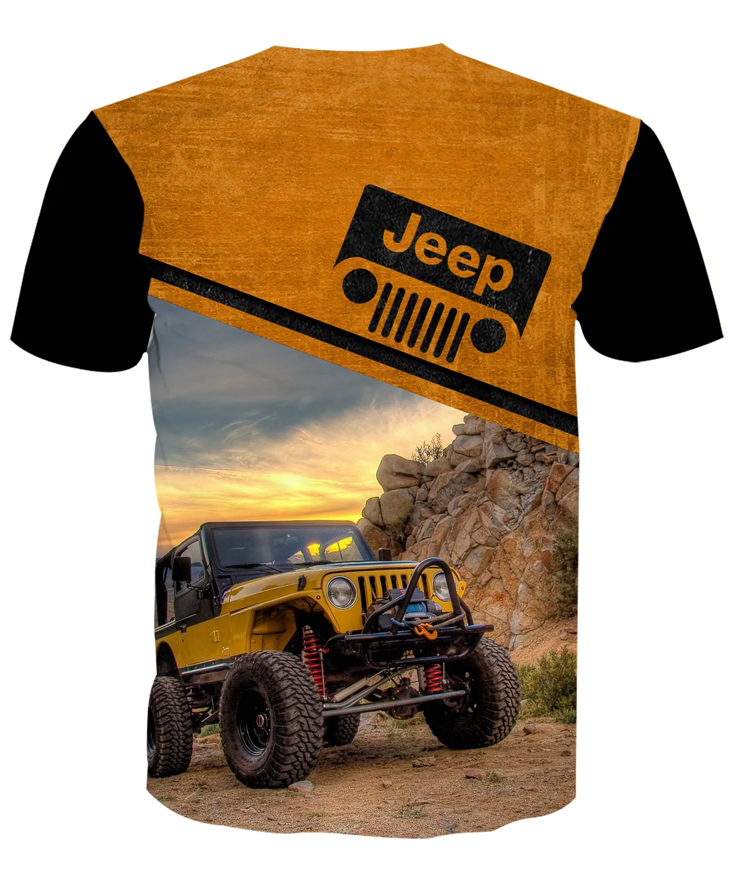 Off Road Jeep TJ - Orange T-Shirt