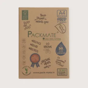 Packmate Gold (A4 Copier Paper - 500 Sheets) | A4 Paper Ream | Made From 100% Recycled Paper