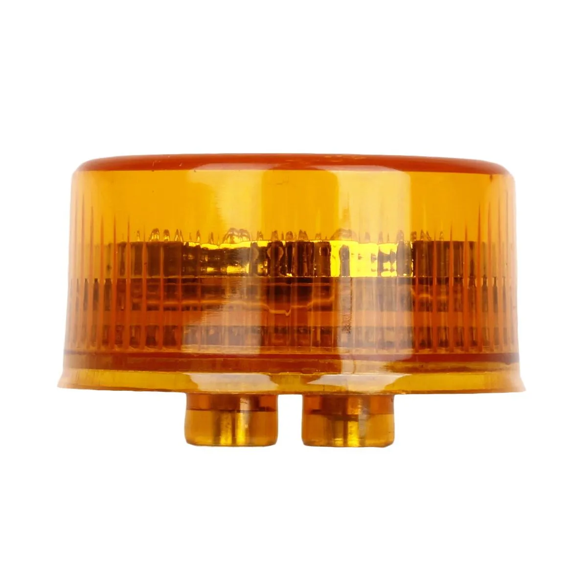Partsam 20Pcs 2 inch Inch Round Trailer Led Side Marker and Clearance Lights Amber 9 Diodes with Reflectors for Semi Trailer Trucks, 2 Round Led Marker Lights, 2 inch Round Led Lights for Trucks