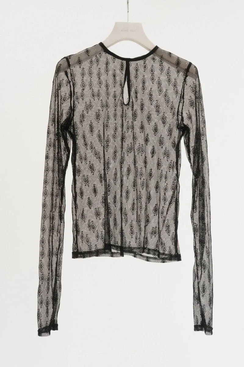 pattern lace all in one/khaki