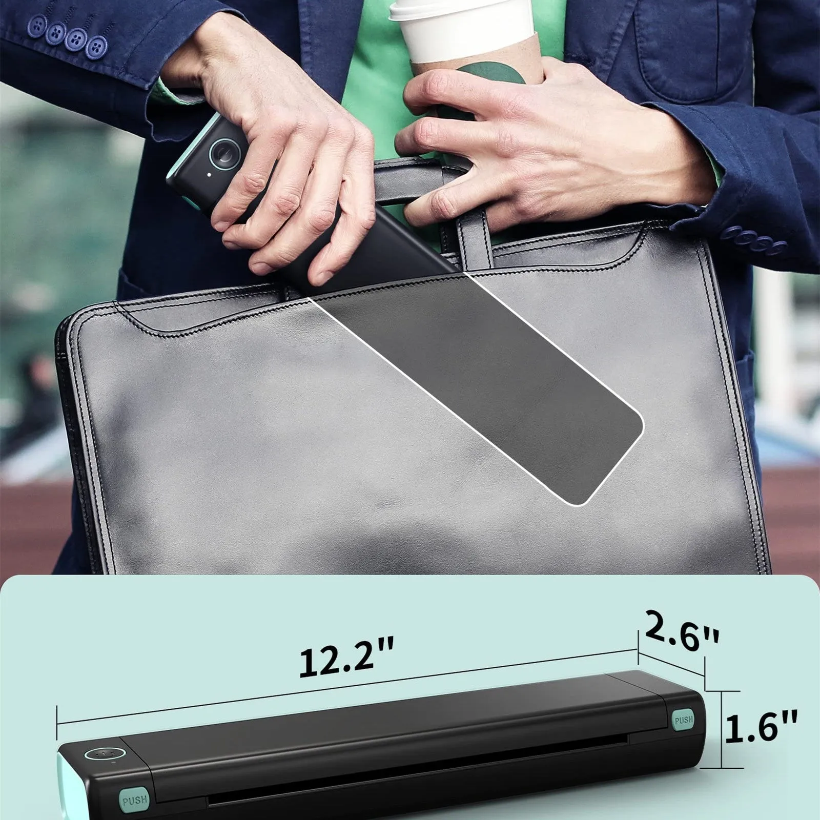 “Phomemo M08F A4 Portable Wireless Thermal Printer”