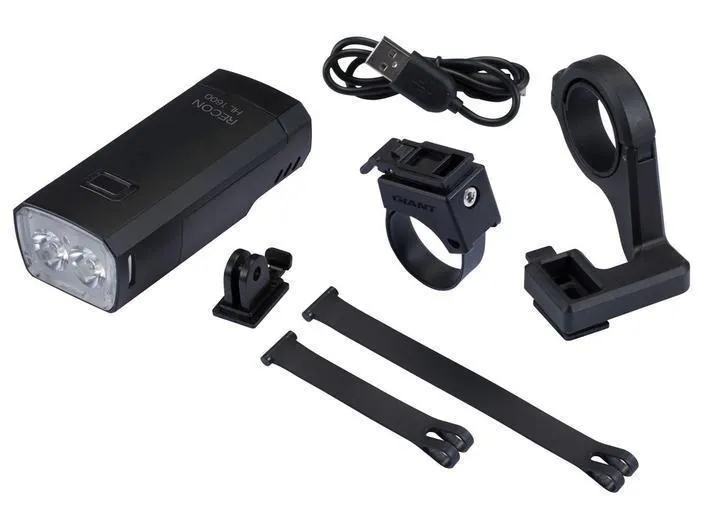 Recon  1600 LED Rechargeable Front Bike Light