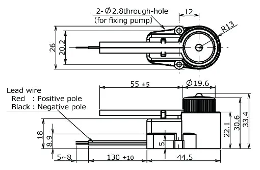 Ring Pump RP-CⅢ Series [Discharge Rate: 1.6 - 2.8 mL/min]