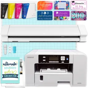 Sawgrass UHD Virtuoso SG500 Sublimation Printer & Cameo 4 PRO 24" Bundle