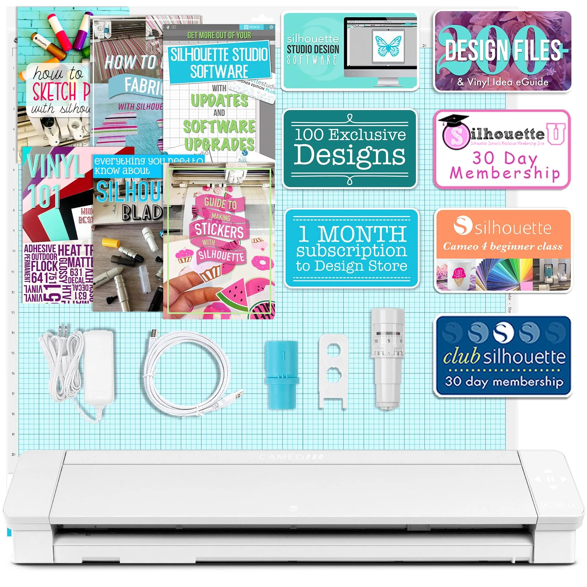 Sawgrass UHD Virtuoso SG500 Sublimation Printer & Cameo 4 PRO 24" Bundle