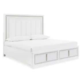 Signature Design by Ashley Chalanna California King Upholstered Panel Bed with Storage B822-58/B822-56S/B822-94