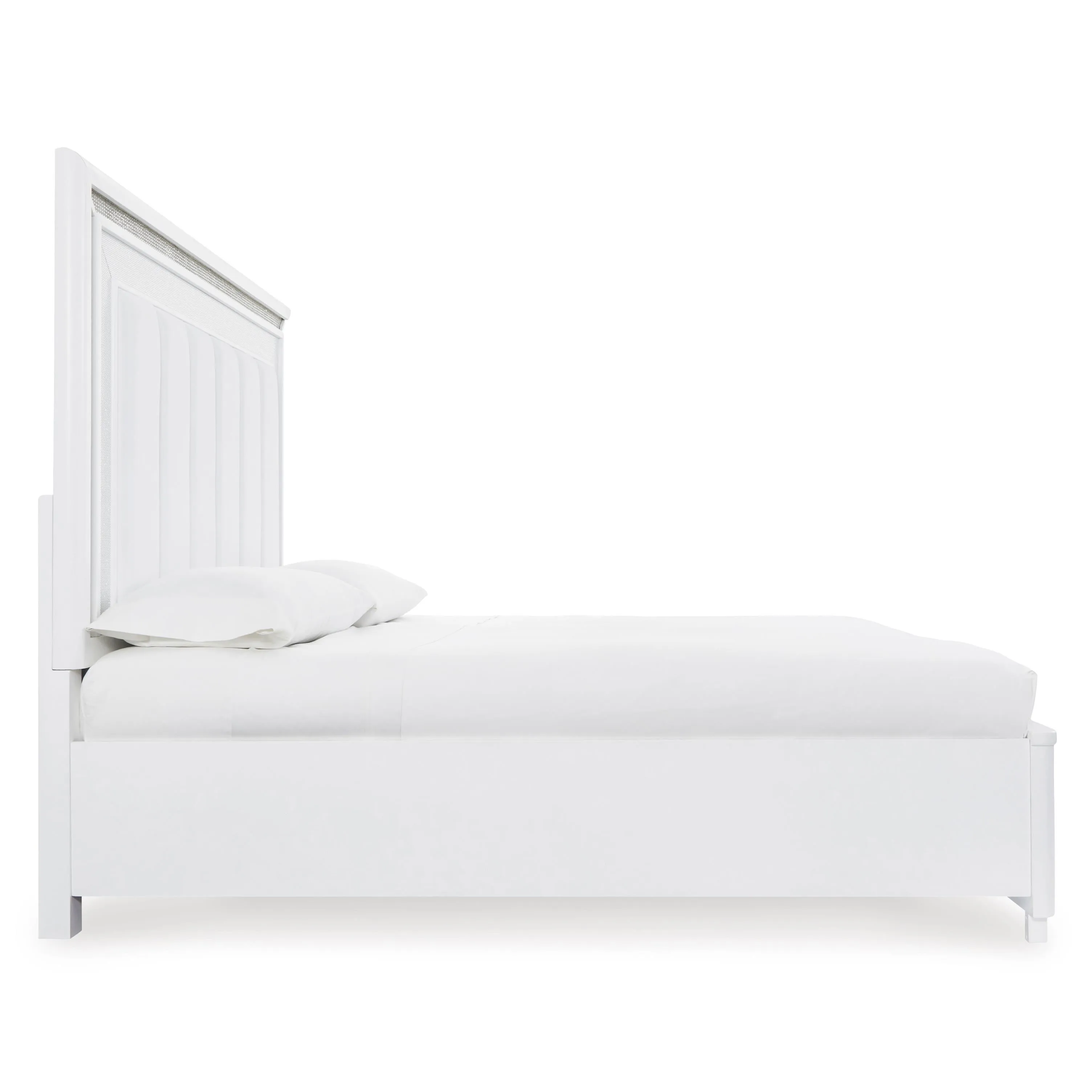 Signature Design by Ashley Chalanna California King Upholstered Panel Bed with Storage B822-58/B822-56S/B822-94